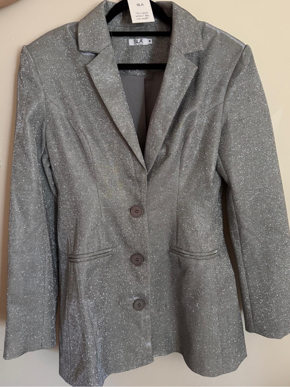 SLA the Label: Silver Women's Blazer Dress